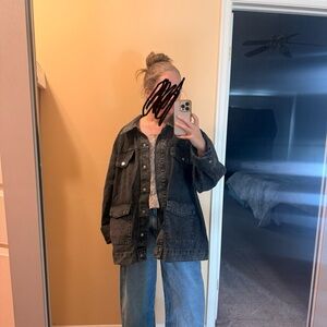 Barn Utility Oversized Denim Jacket